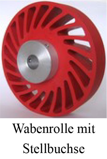 Wabenrolle mit Stellbuchse