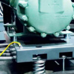 Isotop SD in der Anwendung, Stahlfeder Blockelemente, Sylodamp, Stahlfedern, Schwingungstechnik, Isolatoren, Isotop Federisolatoren