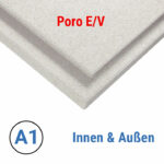 Sonosorp Poro E/V Produktfoto, Brandschutzklasse A1, Lärmschutz, Schallschutz