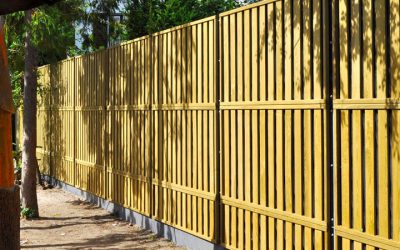 Noistop Lärmschutzzaun, Ansicht Lärmschutzzaun draußen